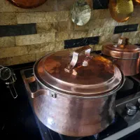 سه عدد قابلمه مسی|صنایع دستی و سایر لوازم تزئینی|مشهد, مشکینی (شهرک غرب)|دیوار