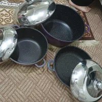 سرویس قابلمه چدن|ظروف پخت‌وپز|قم, صفاشهر|دیوار