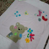 روتختی برای تخت کودک مخمل