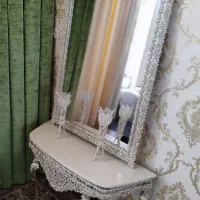 آینه شمعدان طرح نقره