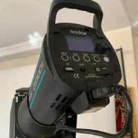 فلاش qs300ii گودکس و سافت باکس همراه سه پایه godox|دوربین عکاسی و فیلمبرداری|شهریار, شهریار|دیوار
