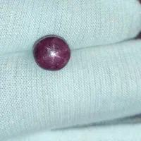 یاقوت استار طبیعی برمه شش پر نچرال بدون بهسازی