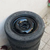 ۵ عدد رینگ و لاستیک همش ۱۵۰۰