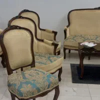 مبلمان استیل مبل استیل آلمانی تمام چوب