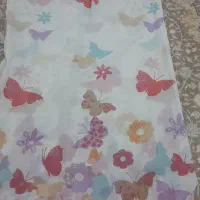 پرده پانچ دو عدد ویک عدد پرده حریر اتاق خواب