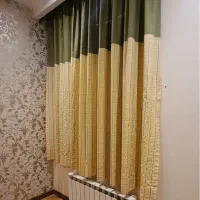 پرده اتاق خواب/بسیار نو و تمیز/پارچه‌خارجی