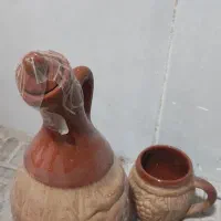 یک عدد کوره سفالی و یک عددچراغ مطالعه