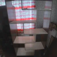 کتابخانه و ویترین|کتابخانه، شلف، قفسههای دیواری|بندر انزلی, پیل علی باغ|دیوار