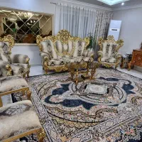 مبل ۸نفره استیل|مبلمان خانگی و میز عسلی|سنگر, |دیوار