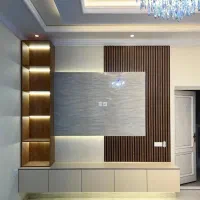 اجرای تخصصی TV wall|مصالح و تجهیزات ساختمان|اندیشه, اندیشه فاز ۱|دیوار