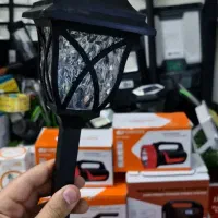 چراغ باغچه ای RGB رنگی خورشیدی پنل پرژکتور