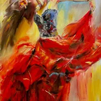 تابلو رقصنده اسپانیایی