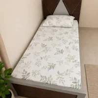تخت خواب به همراه تشک بدون هیچ رنگ پریدگی