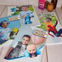 دفتر با عکس فرزند شما