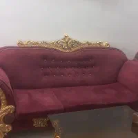 مبل ۷نفره تمیز و سالم و میز بزرگ|مبلمان خانگی و میز عسلی|قم, حکمت شمالی|دیوار