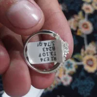 انگشتر نقره زنانه  جواهری مجلسی مدل RlE. 74|جواهرات|قدس, شهر‌قدس|دیوار