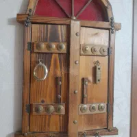 جاکلیدی  چوبی مدل درب