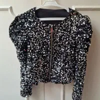 کت پولکی و جین (لی)دامن و کراپ دخترانه