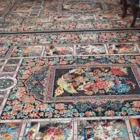 ۲ تخته فرش ماشینی ۱۲ متری ۱۰۰۰ شانه در حد نو