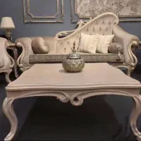 ست مبلمان ۸ نفره با ناهارخوری ۶ نفره چوب راش نو نو