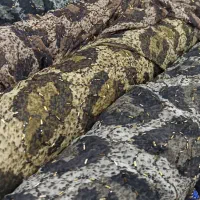 حریر پلنکی ملیله کاری شده گرم بالا