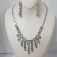 سرویس گردنبند نقره زنانه|جواهرات|فردیس, نسترن غربی|دیوار