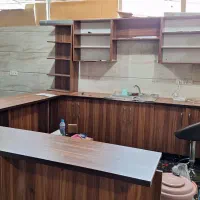 کابینت با چوب نئون