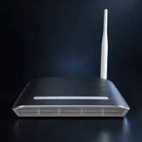 مودم دی لینک 2730U . مانیتور LG CRT . موس قدیمی