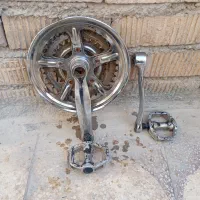 رکاب دوچرخه 26استیل سالم