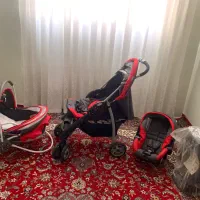 ست کامل کالسکه گهواره کریر صندلی mama love
