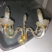 3عددلوسترکریستال چک بادوعدیوارکوب|لوستر و چراغ آویز|تهران, مشیریه|دیوار