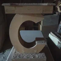 میز تلفن چوبی|میز تلفن|اصفهان, شیخ طوسی|دیوار