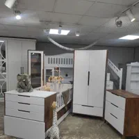 سرویس تخت نوزاد نوجوان مدل دستگیره مخفی
