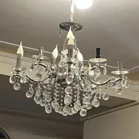 لوستر کریستال ۵شاخه ۱۰شعله