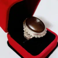 انگشتر عقیق یمنی دست ساز