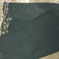 شال مشکی حریر