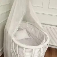گهواره و تخت کنار مادر شل چوب برند آنجل لند