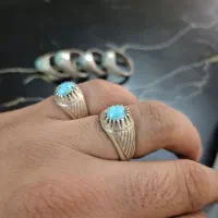 انگشتر دستساز فیروزه نیشابوری