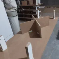 کفی تخت تمام ام دی اف|تخت و سرویس خواب|زابل, |دیوار