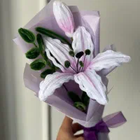 گل لیلیوم|گل مصنوعی|باغستان, |دیوار