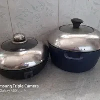 قابلمه تابه چدن وتفلون باهم ۲/۰۰۰/۰۰۰