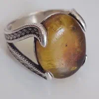 انگشتر نقره کار دست و سنگها طبیعی خاص و زیبا|جواهرات|رشت, یخسازی|دیوار