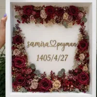 جاودان کردن گل های خشک negar-resinn