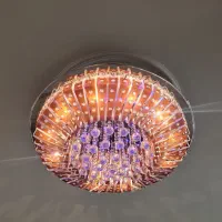 لوستر کنترلی سقفیLED با ۳ رنگ مختلف|لوستر و چراغ آویز|تهران, منیریه|دیوار