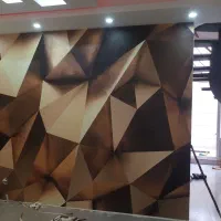 نصاب کاغذ دیواری وپوستر سه بعدی|خدمات پیشه و مهارت|اهواز, گلستان|دیوار