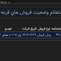 حواله پژو 207i دنده‌ای TU3، مدل ۱۴۰۴