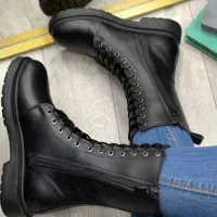 بوت زنانه ساق بلند زیپ دار