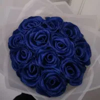 گل روبانی فقط شاخه ای ۱۷|گل مصنوعی|بروجرد, |دیوار