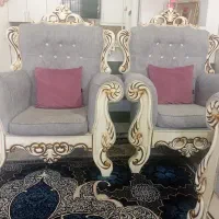 مبدل ۷ نفره در حد + میز عسلی