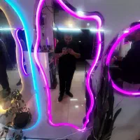 آیینه ، آیینه دفرمه ، آیینه بک لایت ،سالنی